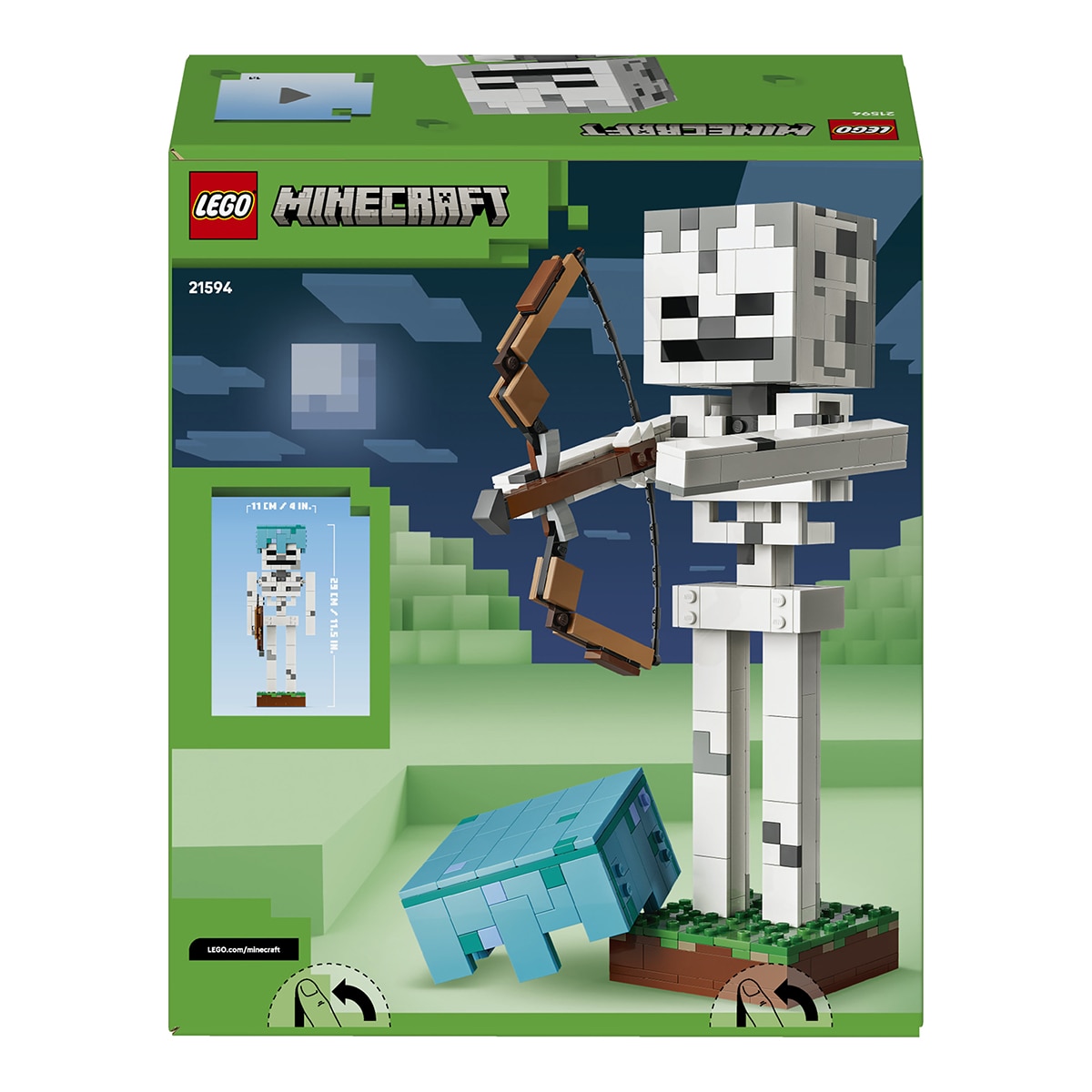 O Esqueleto LEGO® Minecraft® 8