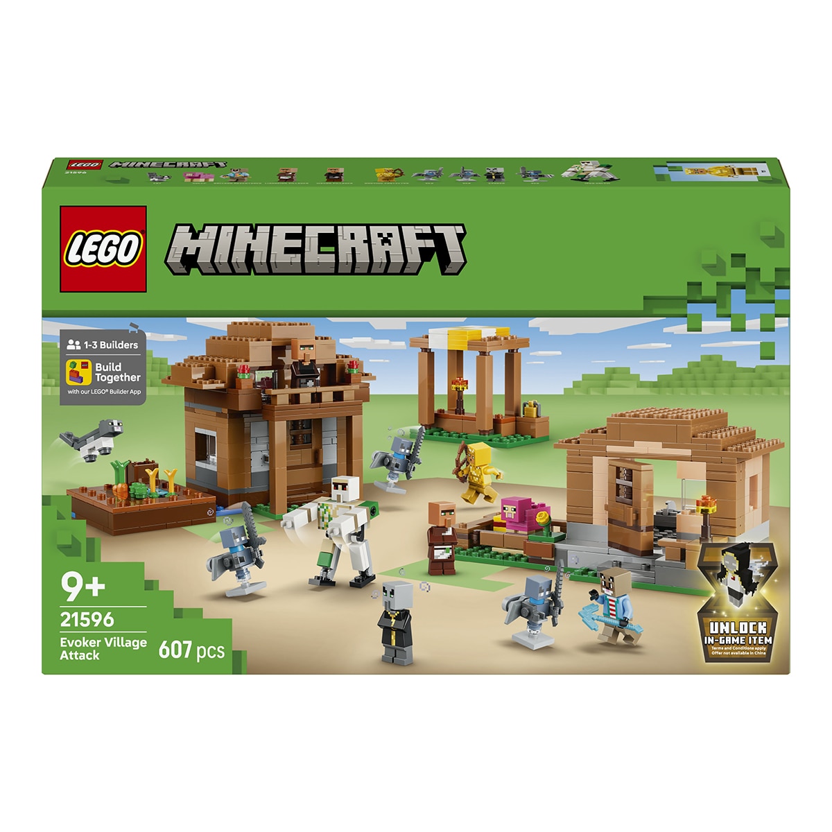 Ataque à Aldeia do Evocador LEGO® Minecraft® 1