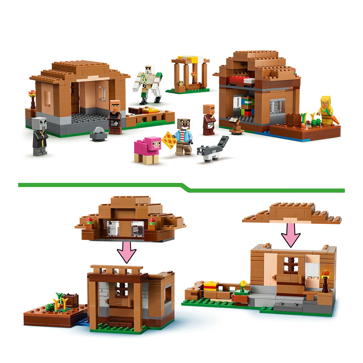 Ataque à Aldeia do Evocador LEGO® Minecraft® 4