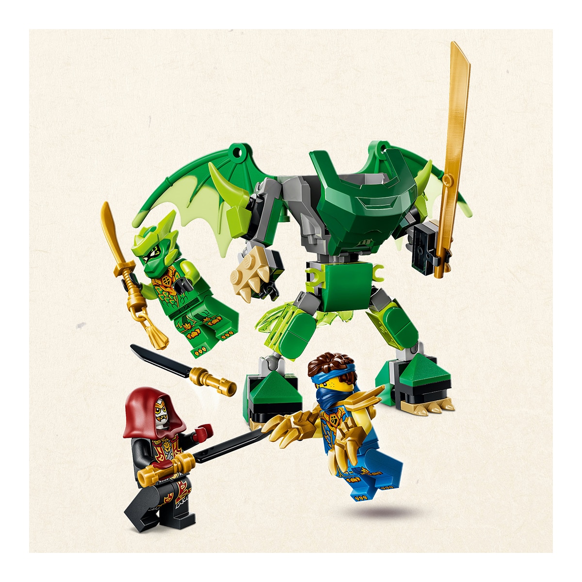 Juego de construcción Pack de Combate: Meca Dragón de Lloyd LEGO Ninjago - 71862 4