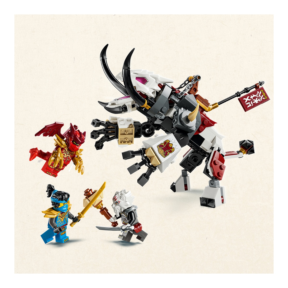 Juego de construcción Zilvar y Bestia Dragón Grimtak LEGO Ninjago - 71863 3