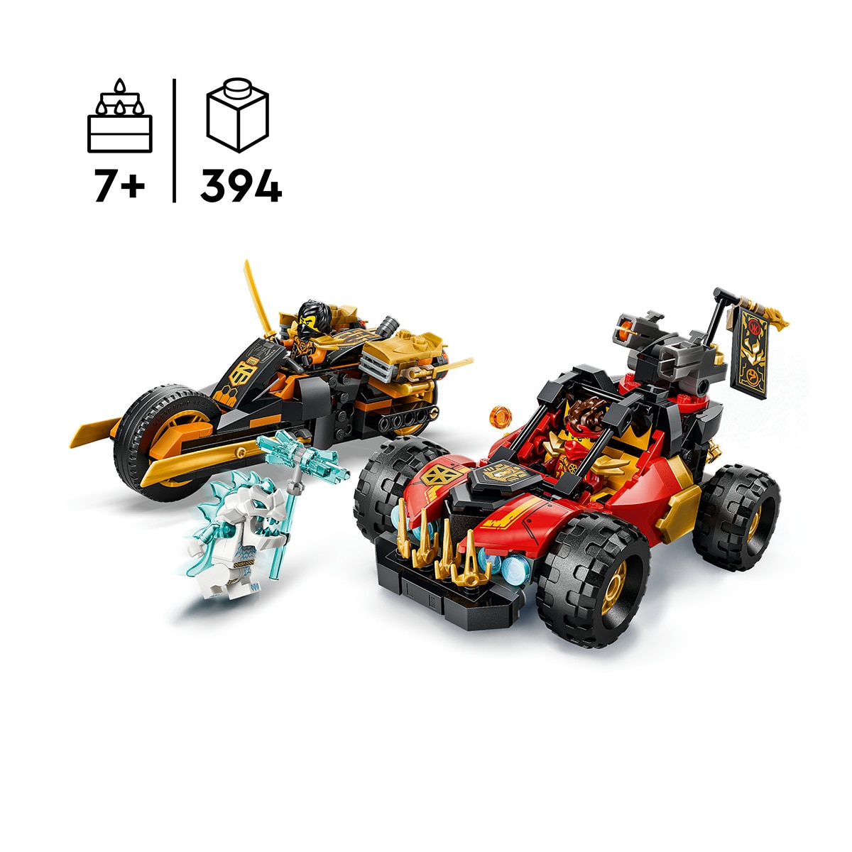 Veículos Combinadores do Kai e do Cole LEGO® NINJAGO® 3