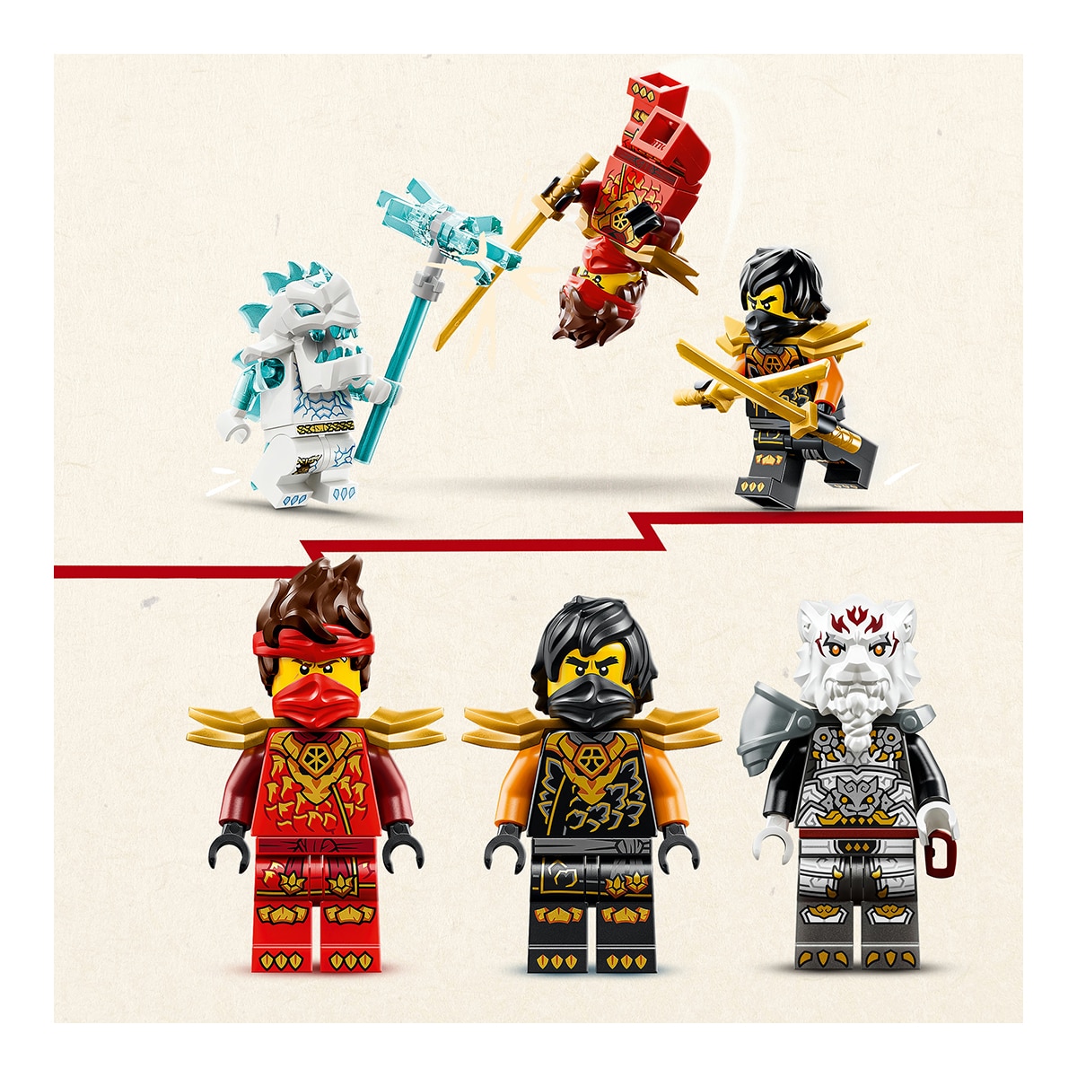 Veículos Combinadores do Kai e do Cole LEGO® NINJAGO® 5