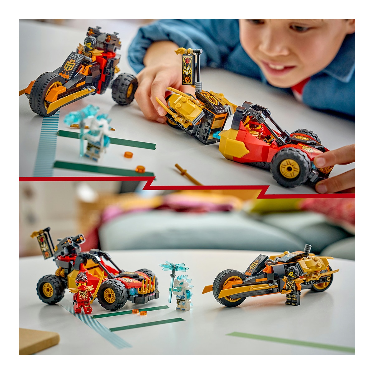 Veículos Combinadores do Kai e do Cole LEGO® NINJAGO® 6