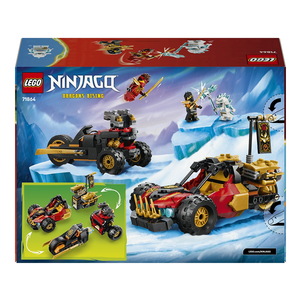 Veículos Combinadores do Kai e do Cole LEGO® NINJAGO® 8