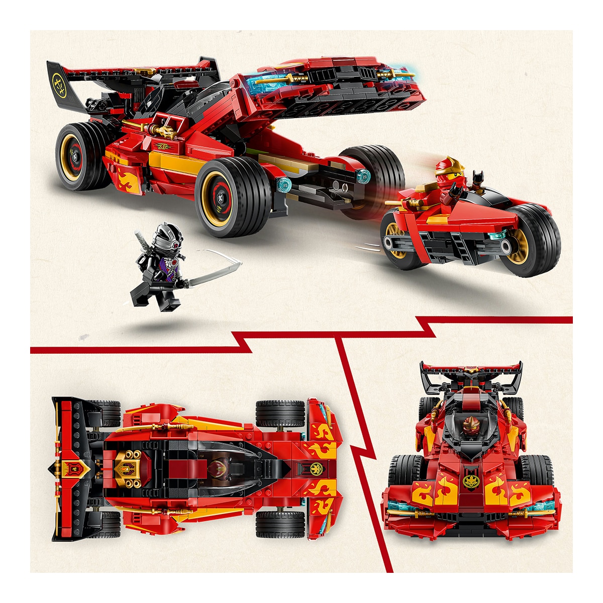 Juego de construcción Deportivo Ninja X-1: 15 Aniversario LEGO