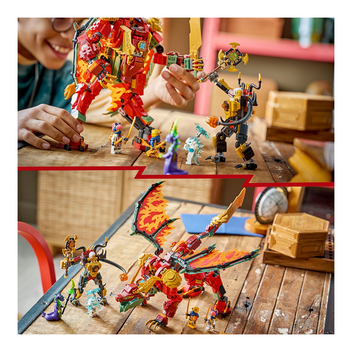 Imagen 7 de Juego de construcción Meca Dragón Transformable de Wyldfyre LEGO Ninjago - 71868