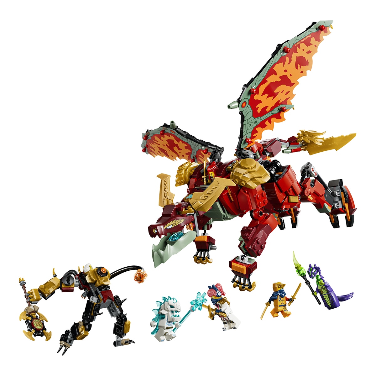 Imagen 8 de Juego de construcción Meca Dragón Transformable de Wyldfyre LEGO Ninjago - 71868