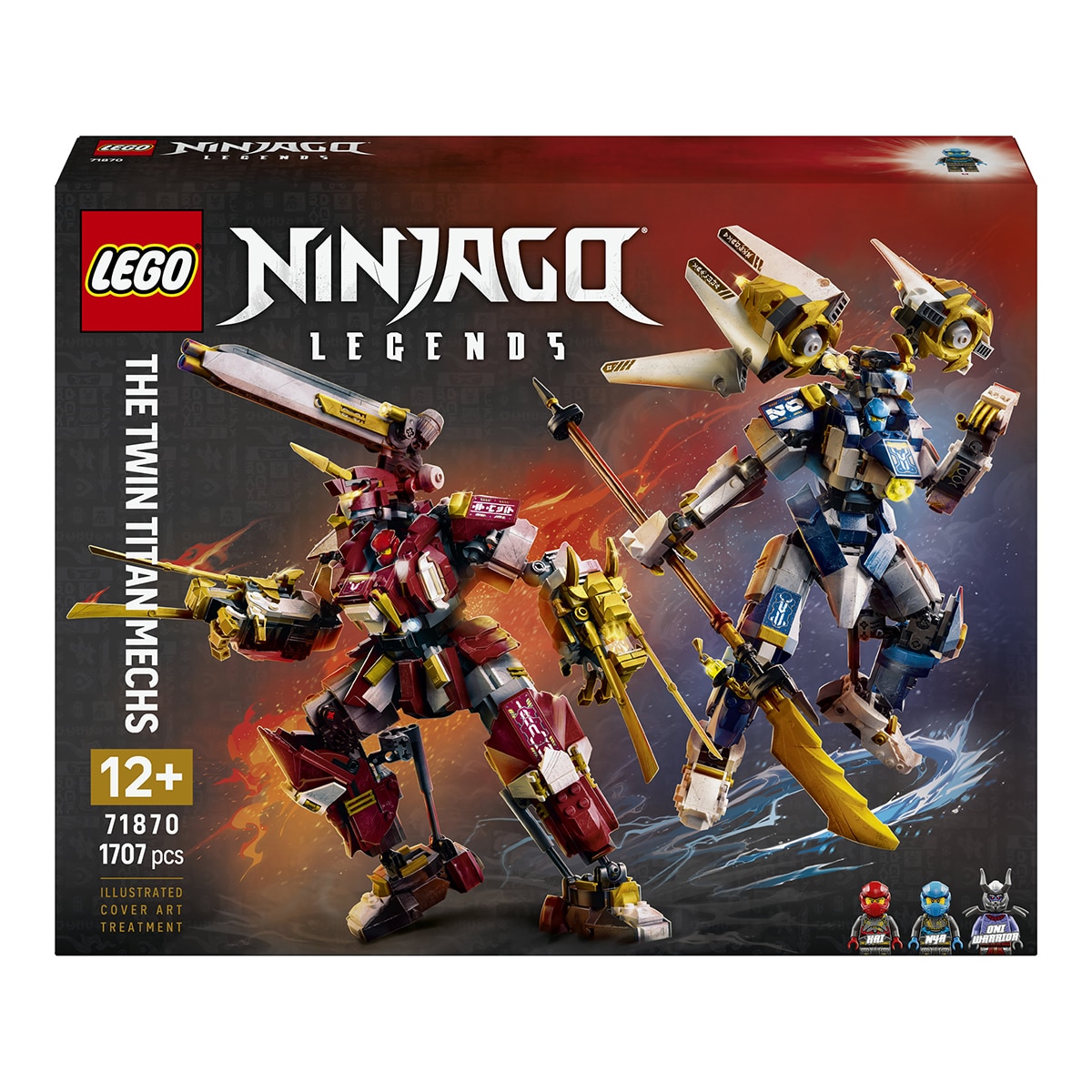 LEGO - Juego de construcción Titanes Robot Gemelos LEGO Ninjago - 71870