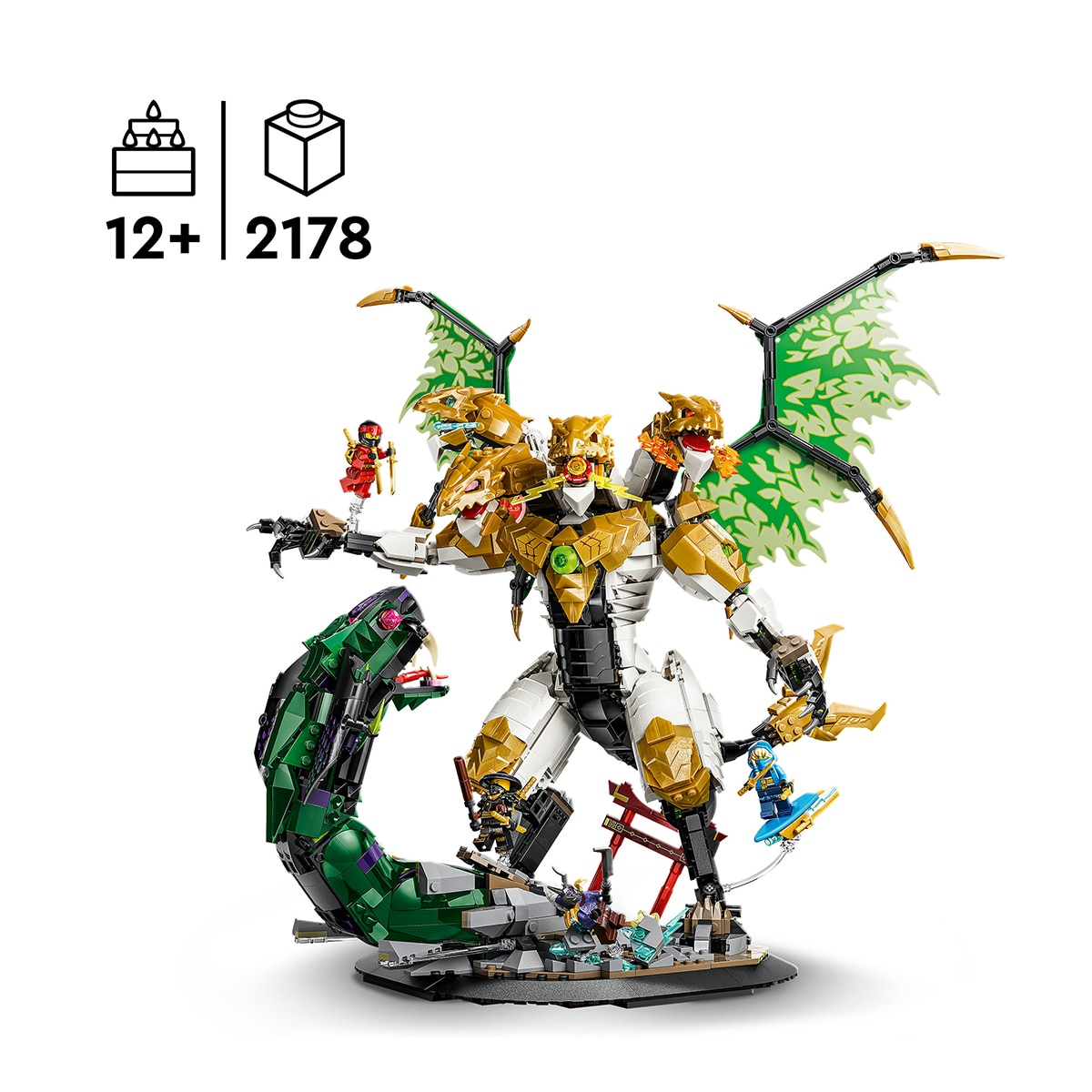 Juego de construcción Batalla del Ultradragón LEGO Ninjago - 71872 4