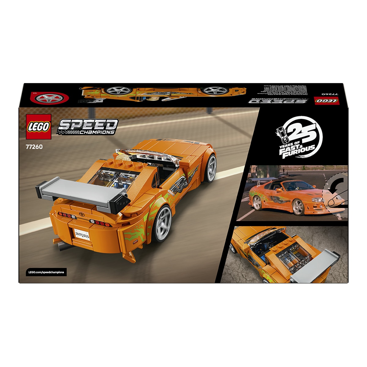 Juego de construcción Toyota Supra MK4 de A Todo Gas LEGO Speed
