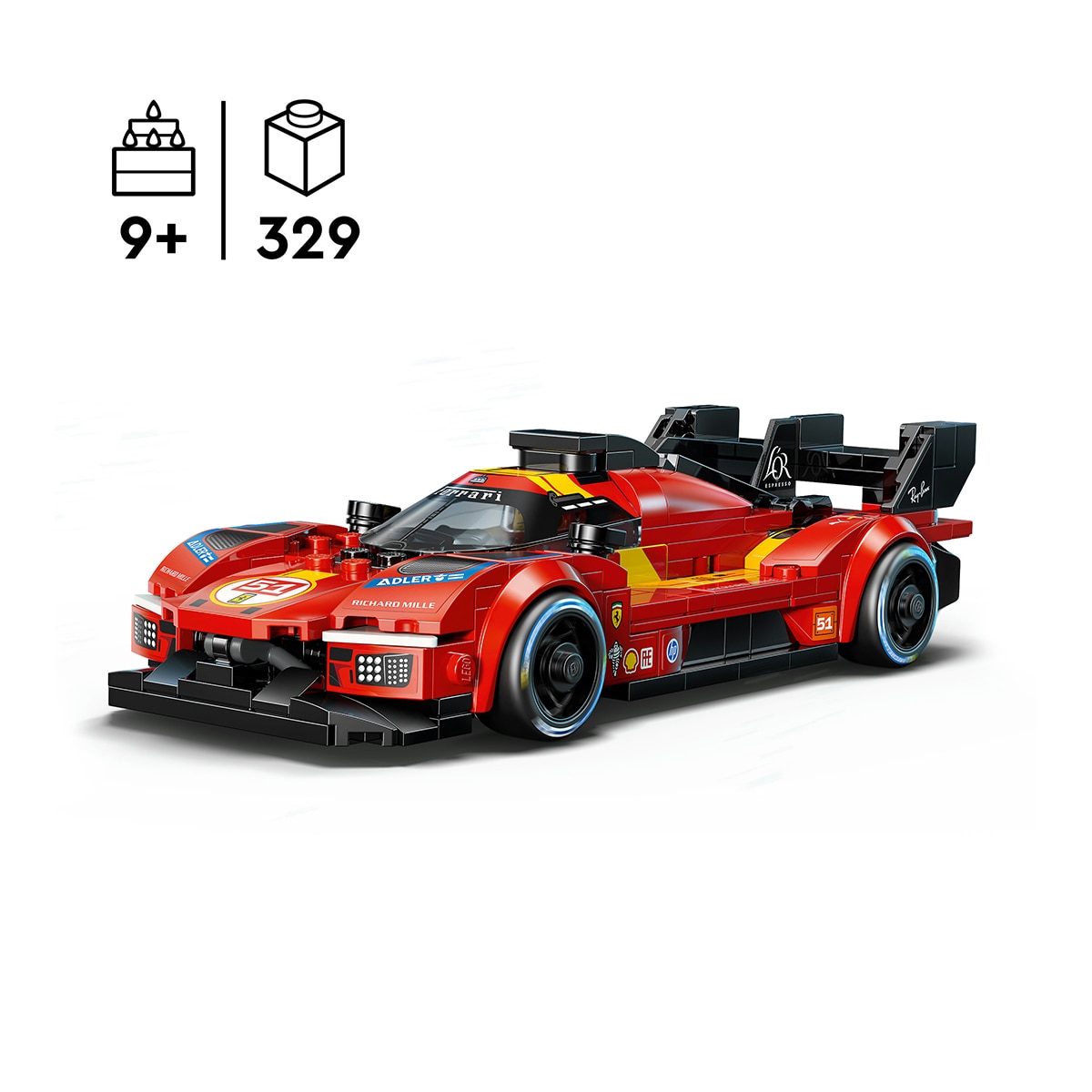 Juego de construcción Ferrari 499P LEGO Speed Champions - 77261 3