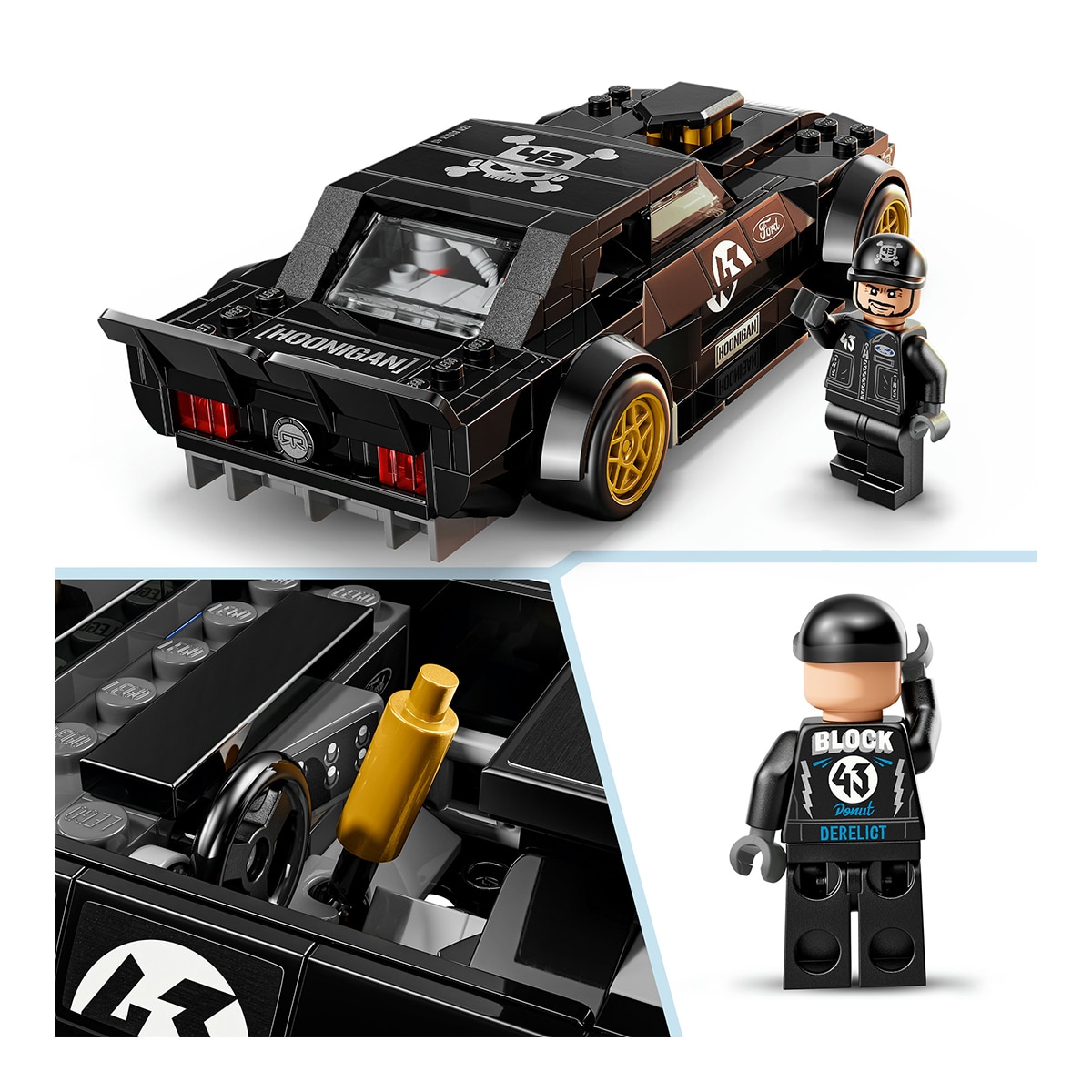 Juego de construcción 65 Ford Mustang Hoonicorn V1 de Ken Block LEGO Speed Champions - 77262 5