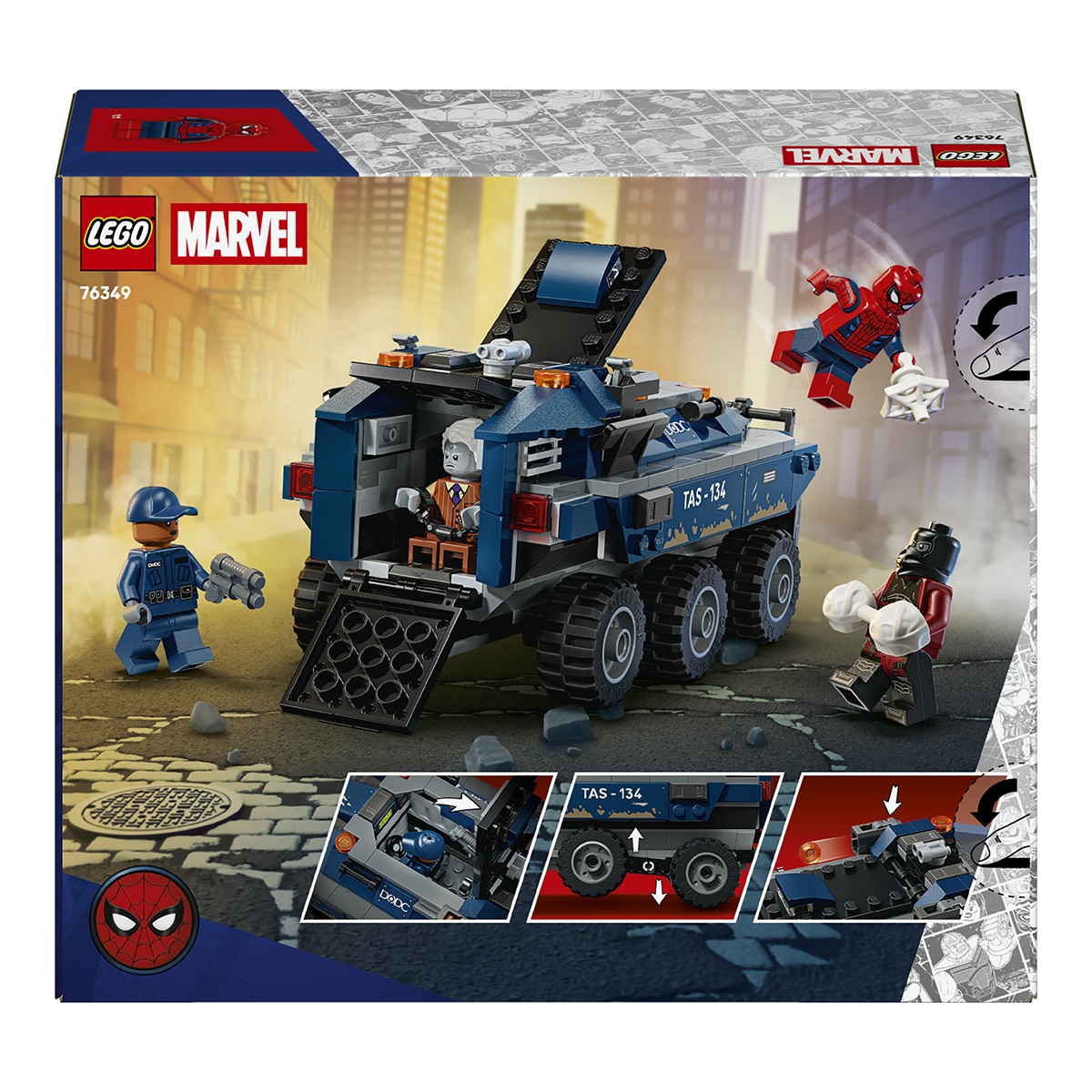 Juego de construcción Spider-Man: Persecución del Furgón Penitenciario LEGO Super Heroes Marvel - 76349 3