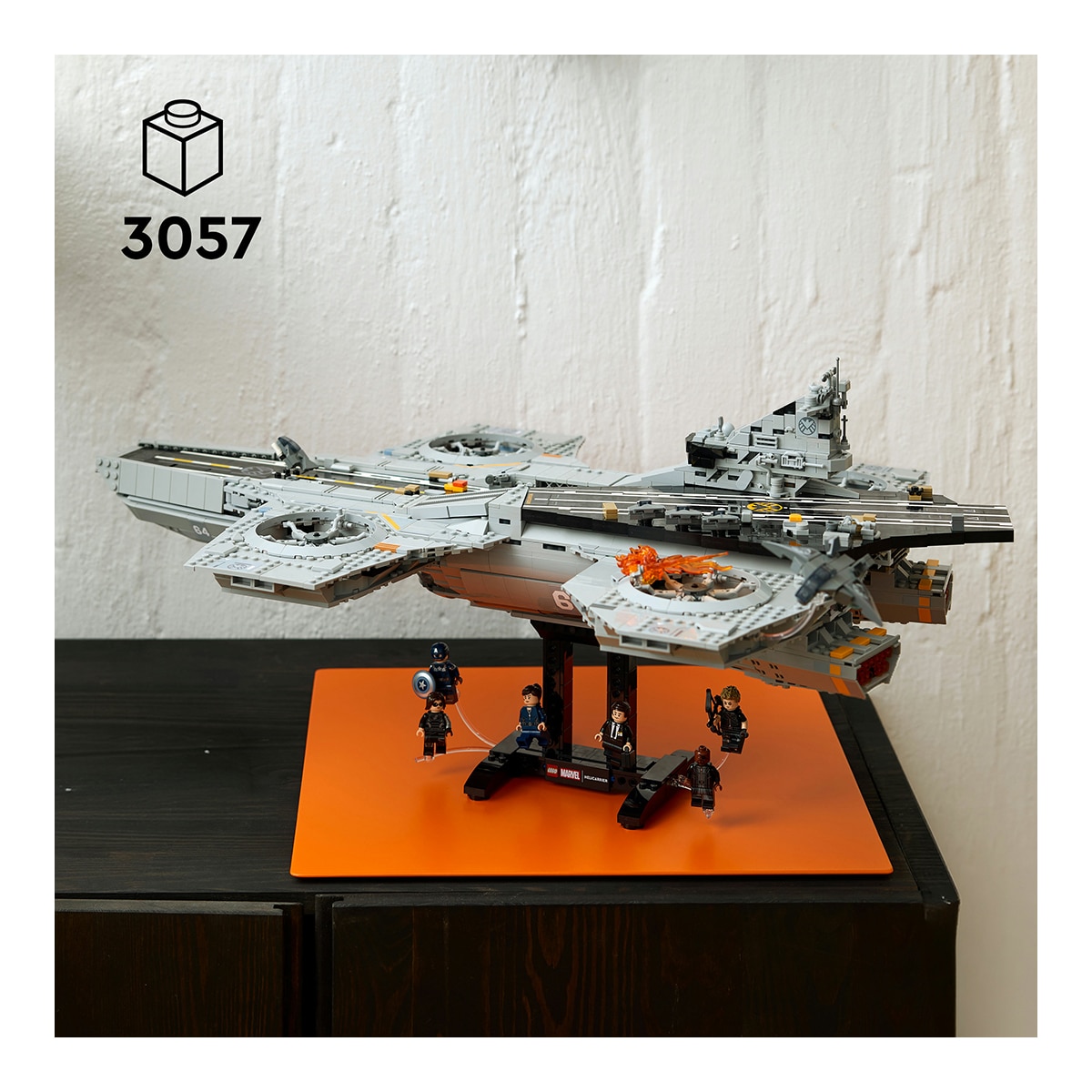 O Helitransporte da S.H.I.E.L.D. LEGO® Marvel 3