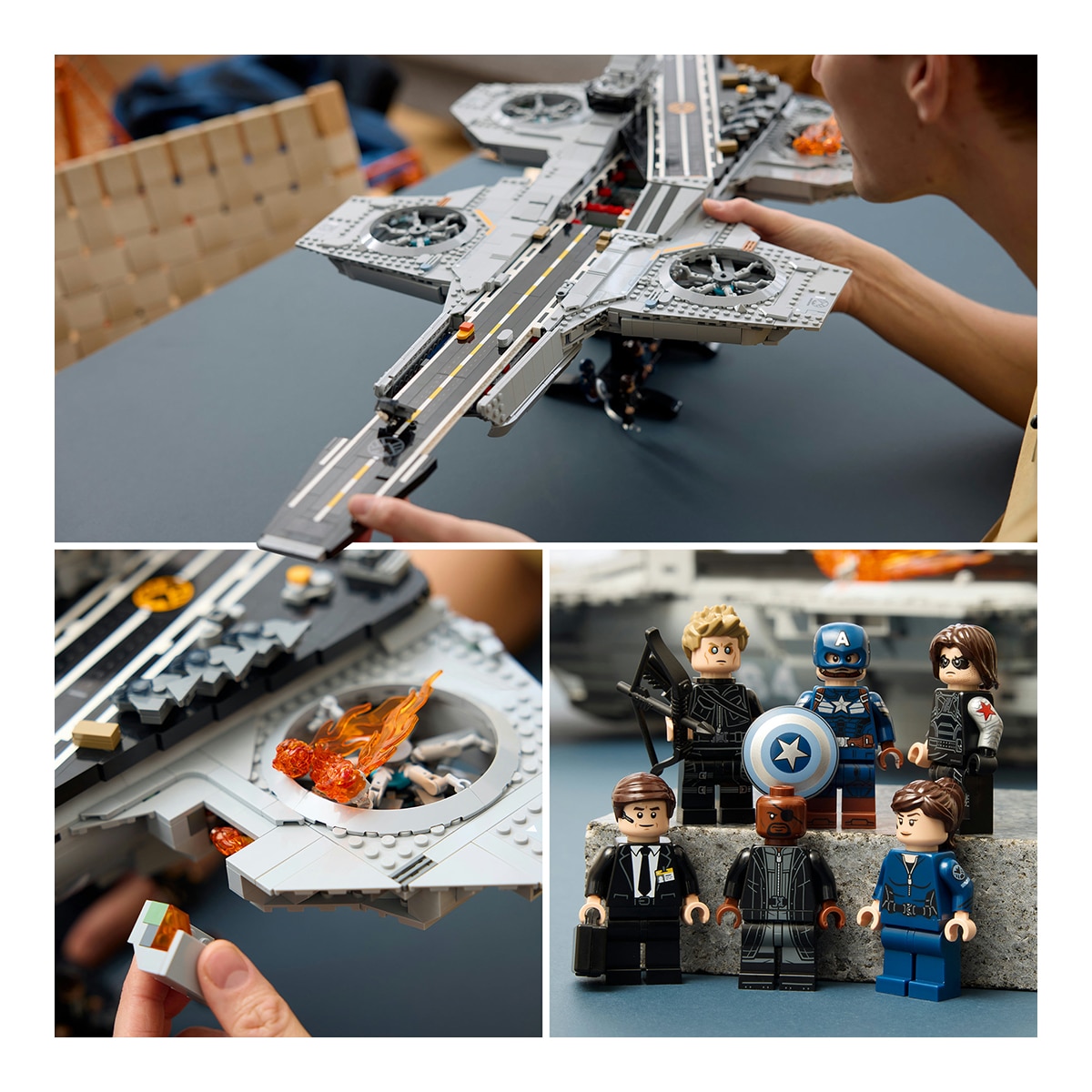 O Helitransporte da S.H.I.E.L.D. LEGO® Marvel 5