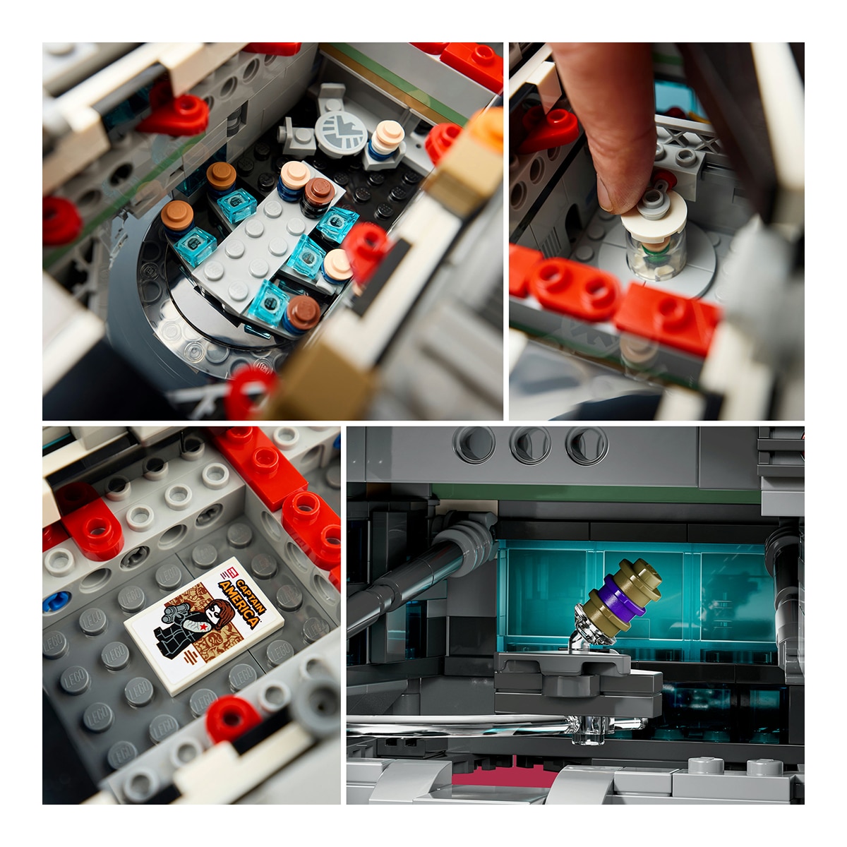 O Helitransporte da S.H.I.E.L.D. LEGO® Marvel 6