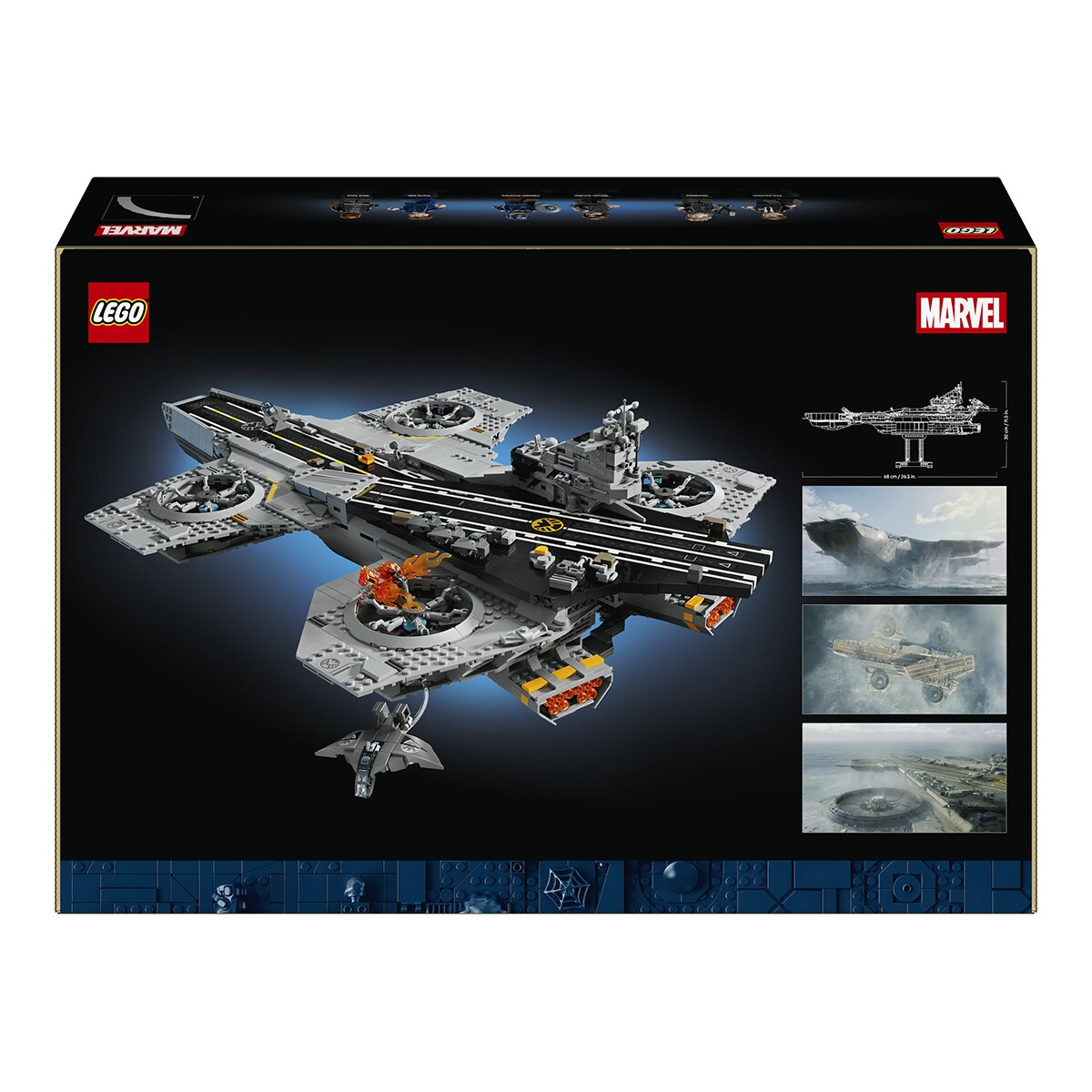 O Helitransporte da S.H.I.E.L.D. LEGO® Marvel 8