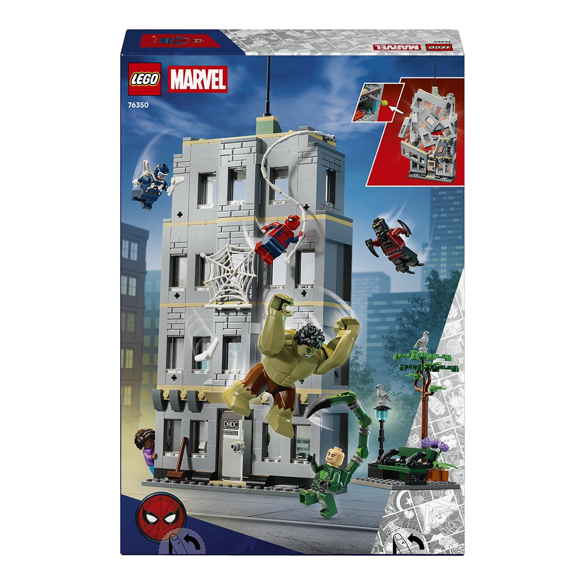 Juego de construcción Spider-Man vs. Hulk: Choque Épico LEGO Super Heroes Marvel - 76350 4