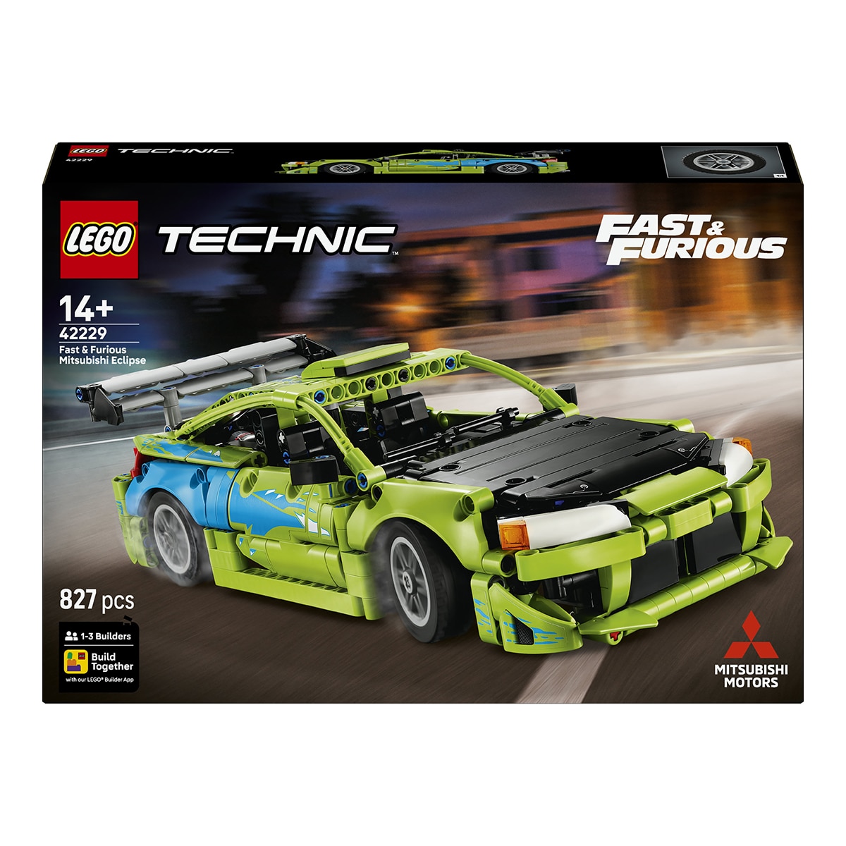 Fast and Furious Carro Mitsubishi Eclipse LEGO® Technic 1