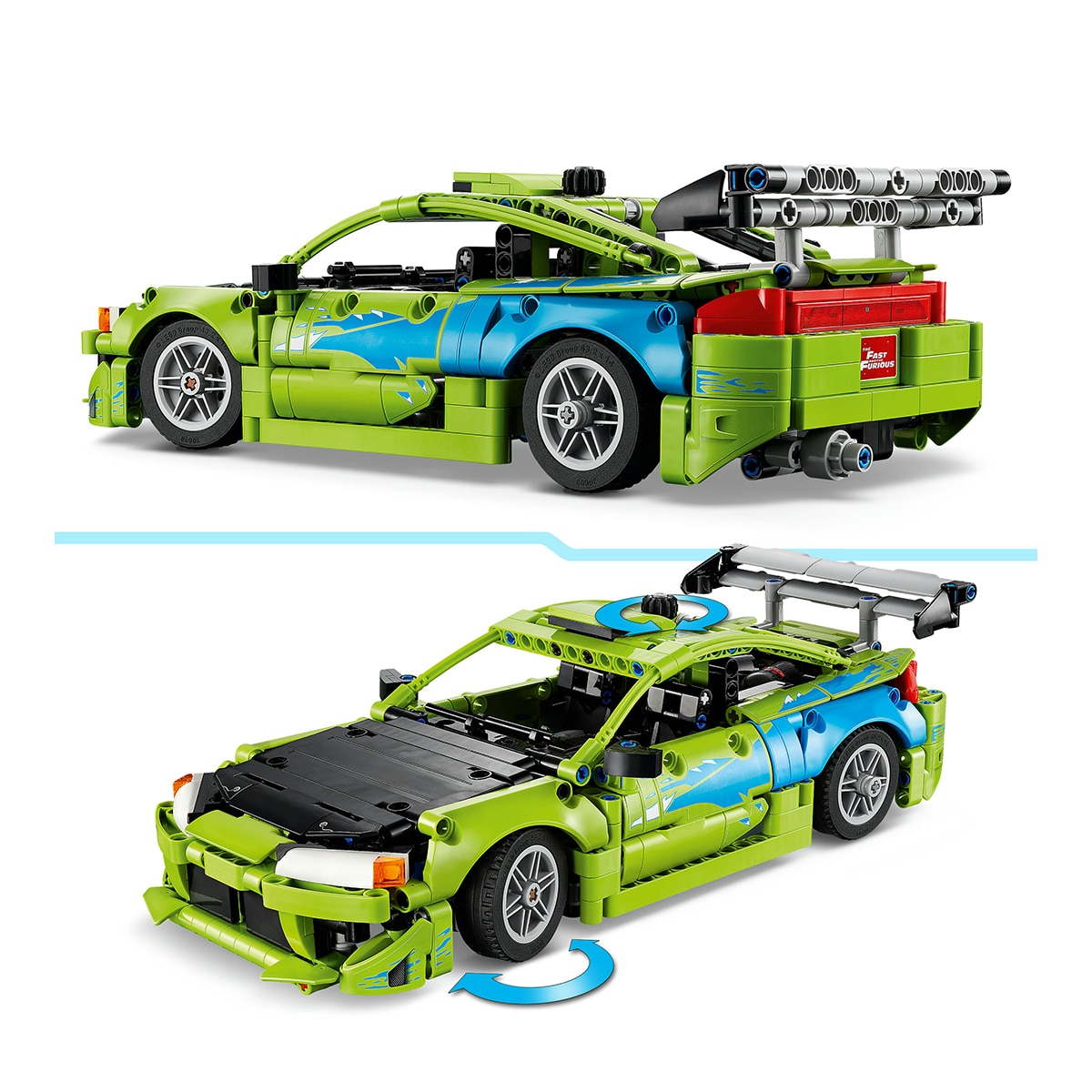 Fast and Furious Carro Mitsubishi Eclipse LEGO® Technic 4