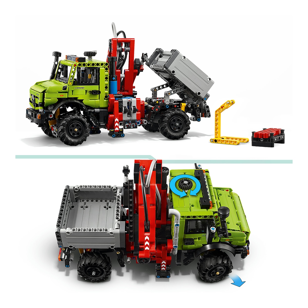 Juego de construcción Mercedes-Benz Unimog U 5023 con Grúa LEGO Technic - 42242 4
