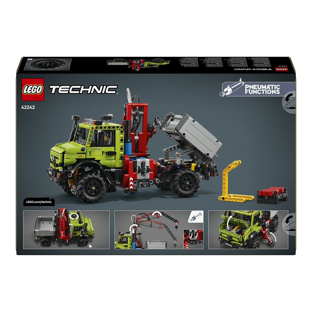Juego de construcción Mercedes-Benz Unimog U 5023 con Grúa LEGO Technic - 42242 8
