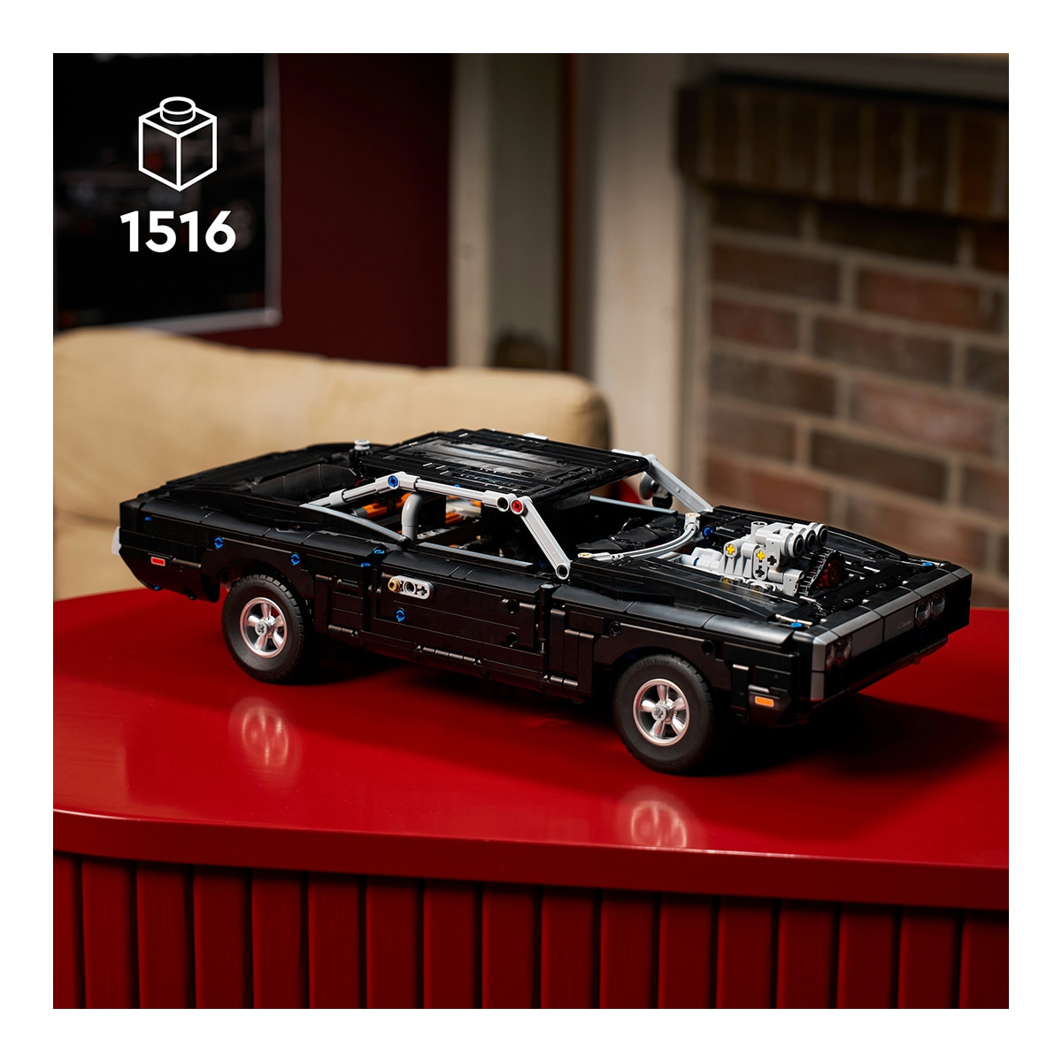 Fast and Furious Carro Dodge Charger R/T LEGO® Technic 3