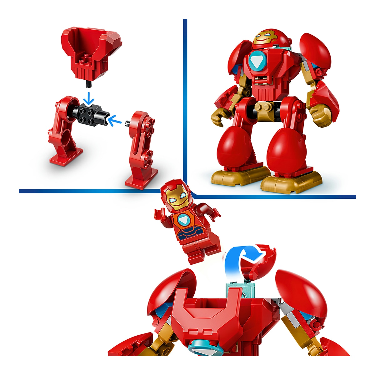 Ultron contra Iron Man LEGO® Marvel 4