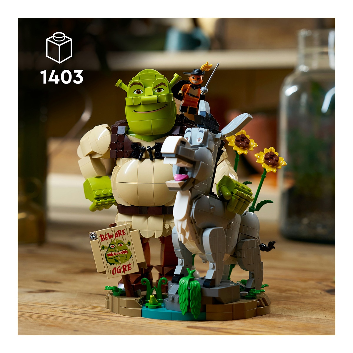 LEGO® Shrek: Shrek, Burro e Gato das Botas 3