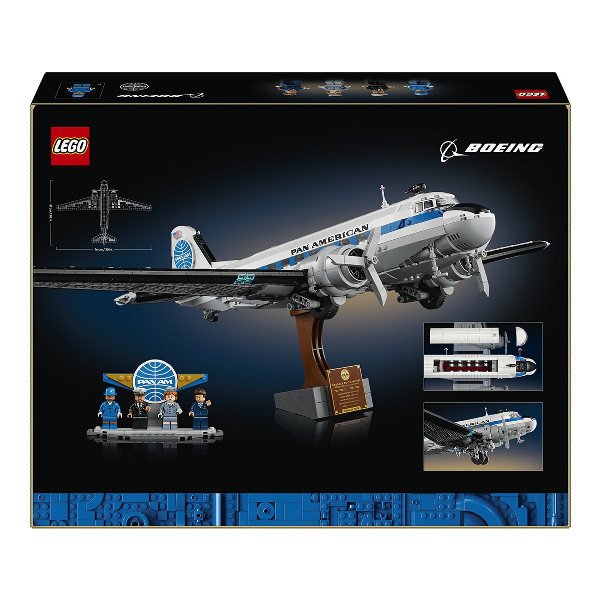 LEGO® Icons Avião Comercial Douglas™ DC-3™ PAN AM® 8