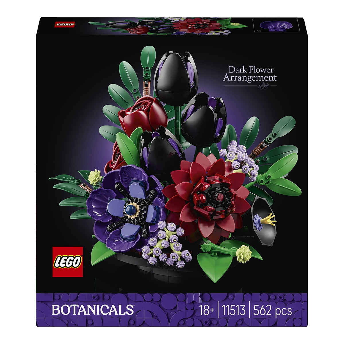 Imagem 0 de Arranjo de Flores Negras LEGO® Botanicals