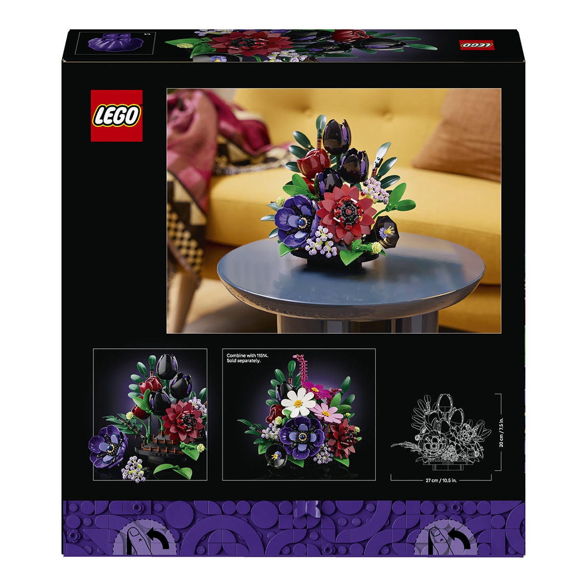 Arranjo de Flores Negras LEGO® Botanicals 8