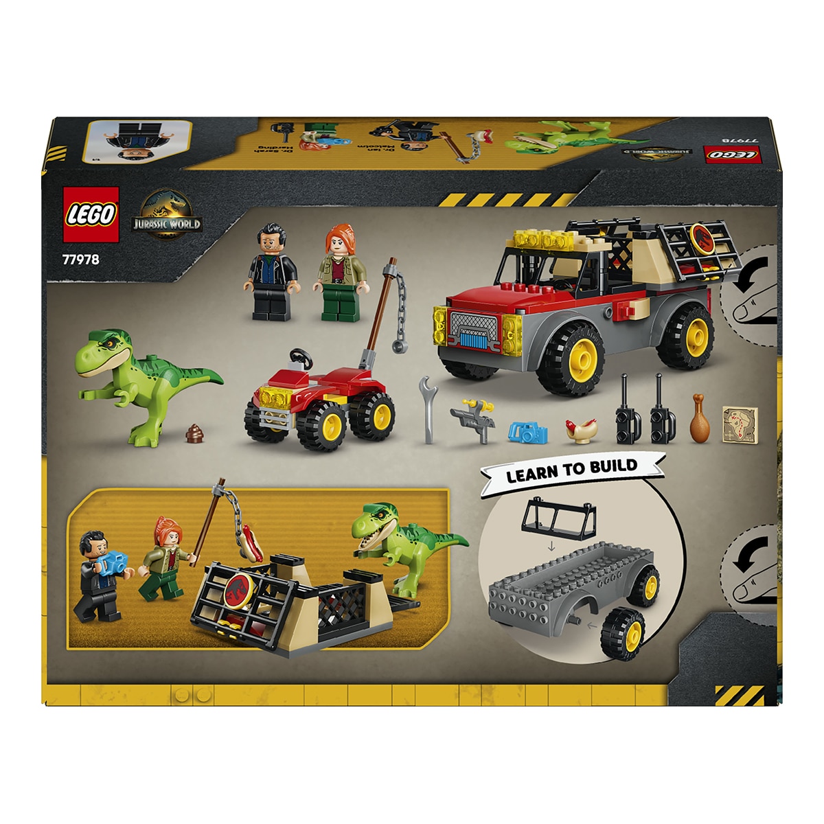 Carrinha de Transporte de T. rex Jovem LEGO® Jurassic World 4