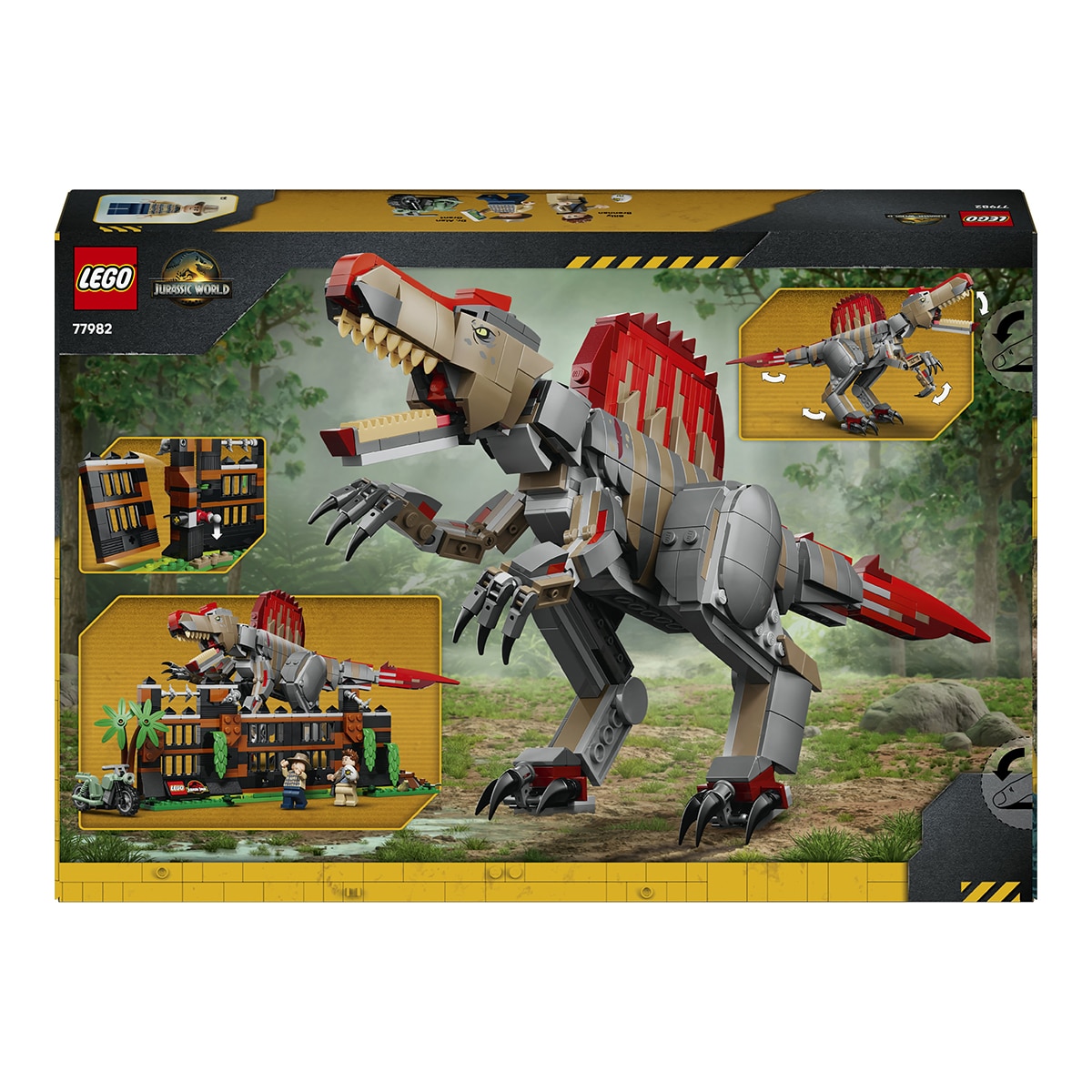 Fuga do Espinossauro LEGO® Jurassic World 4