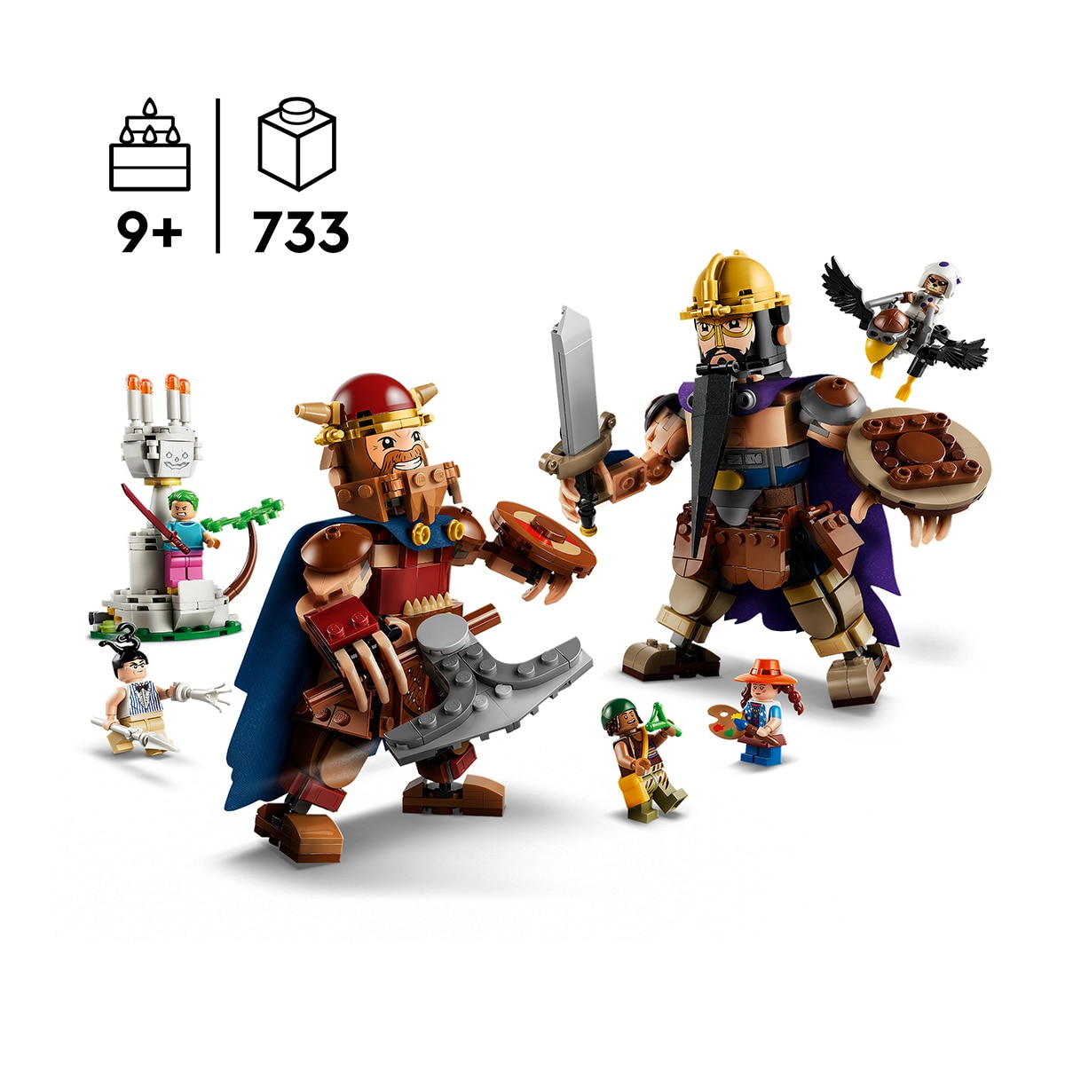 Imagen 3 de Juego de construcción Dorry vs. Brogy: Gigantes de Little Garden - LEGO ONE PIECE - 75644