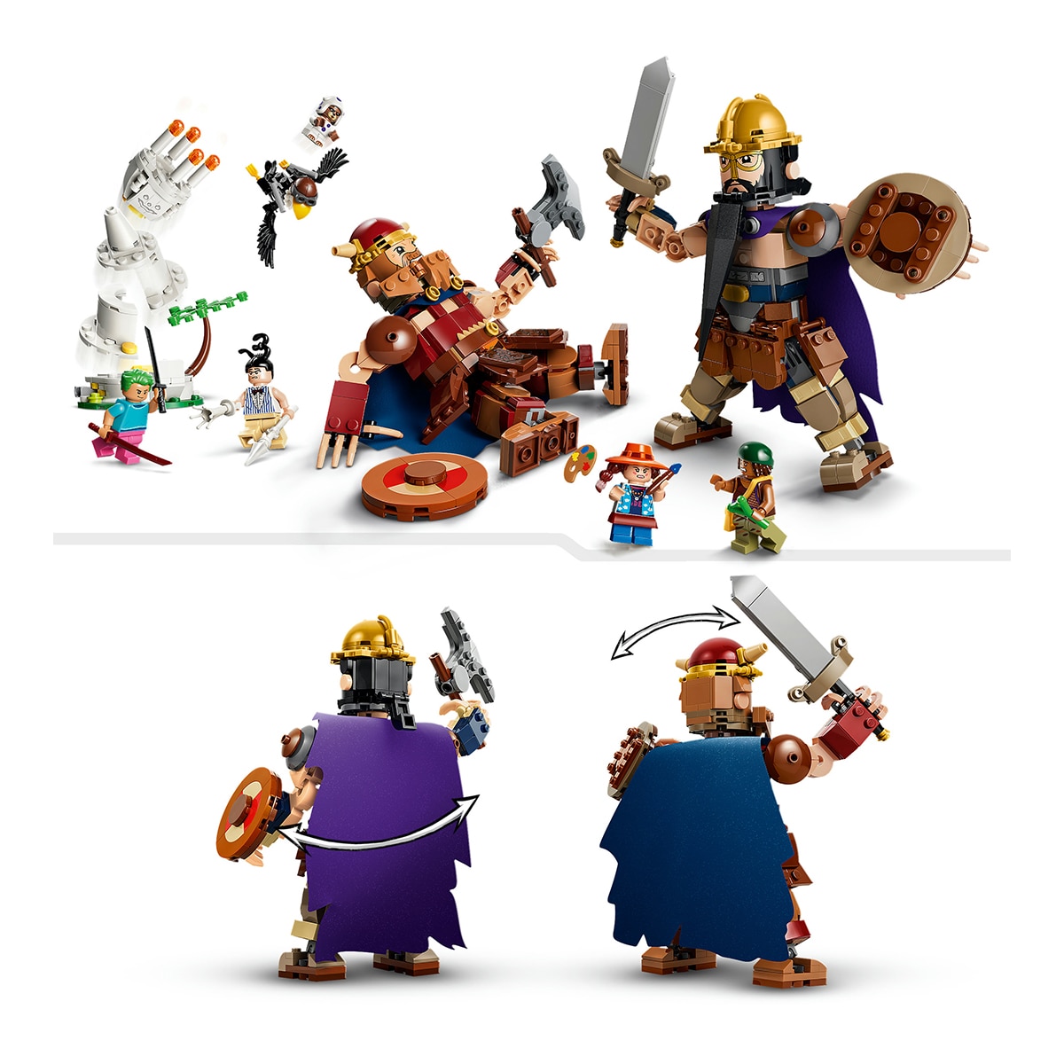 Imagen 4 de Juego de construcción Dorry vs. Brogy: Gigantes de Little Garden - LEGO ONE PIECE - 75644