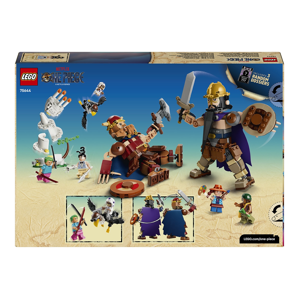Imagen 7 de Juego de construcción Dorry vs. Brogy: Gigantes de Little Garden - LEGO ONE PIECE - 75644