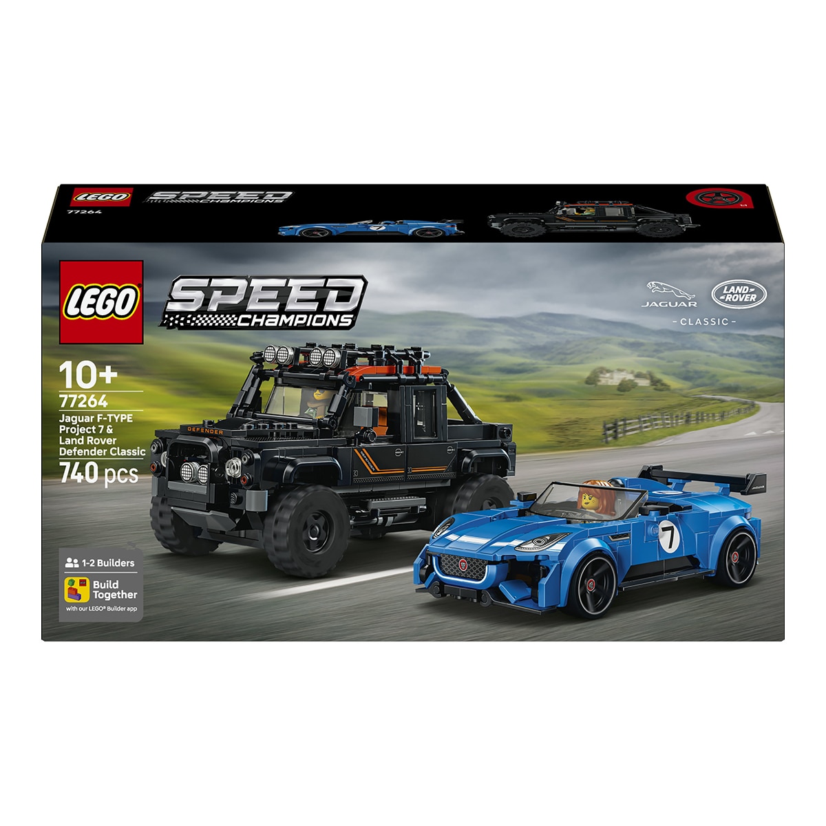Imagem 0 de Jaguar Project 7 e Land Rover Defender LEGO® Speed Champions