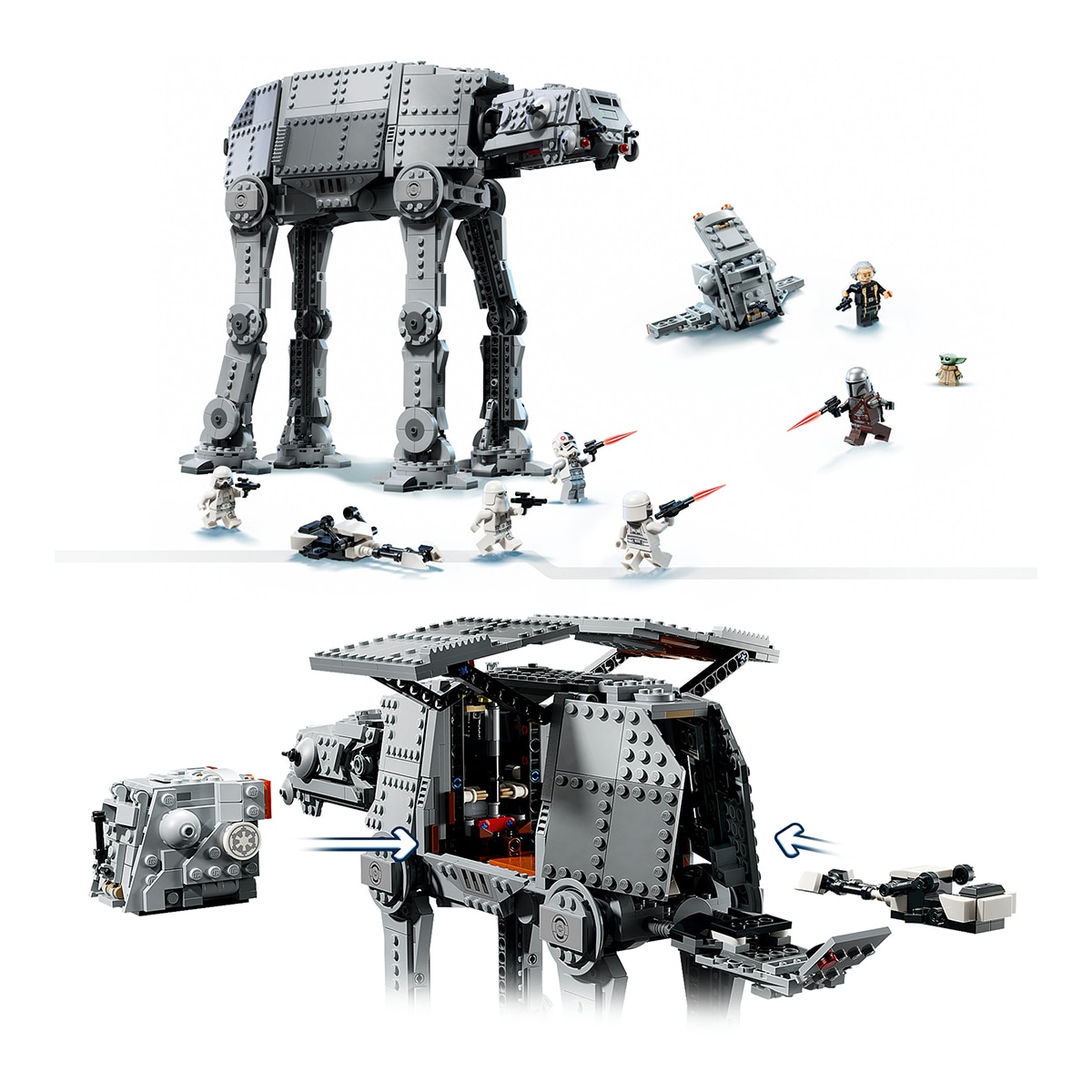 Juego de construcción AT-AT™ del Remanente Imperial con INT-4 - LEGO Star Wars TM - 75454 4