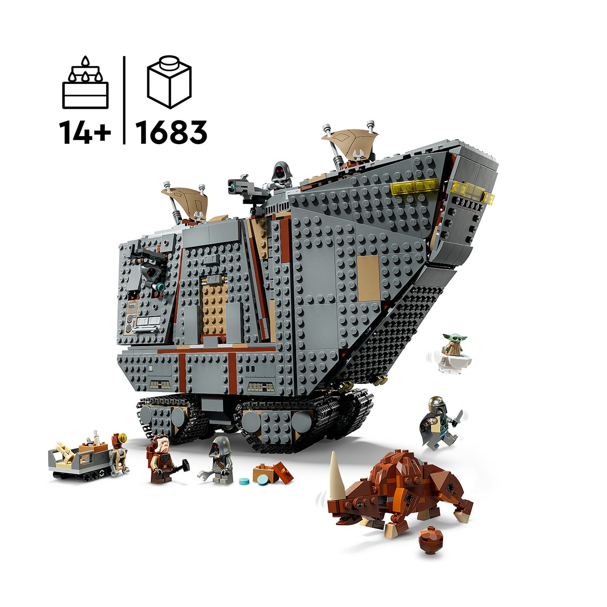 Sandcrawler™ Offworld e Mudhorn LEGO® Star Wars™ 3