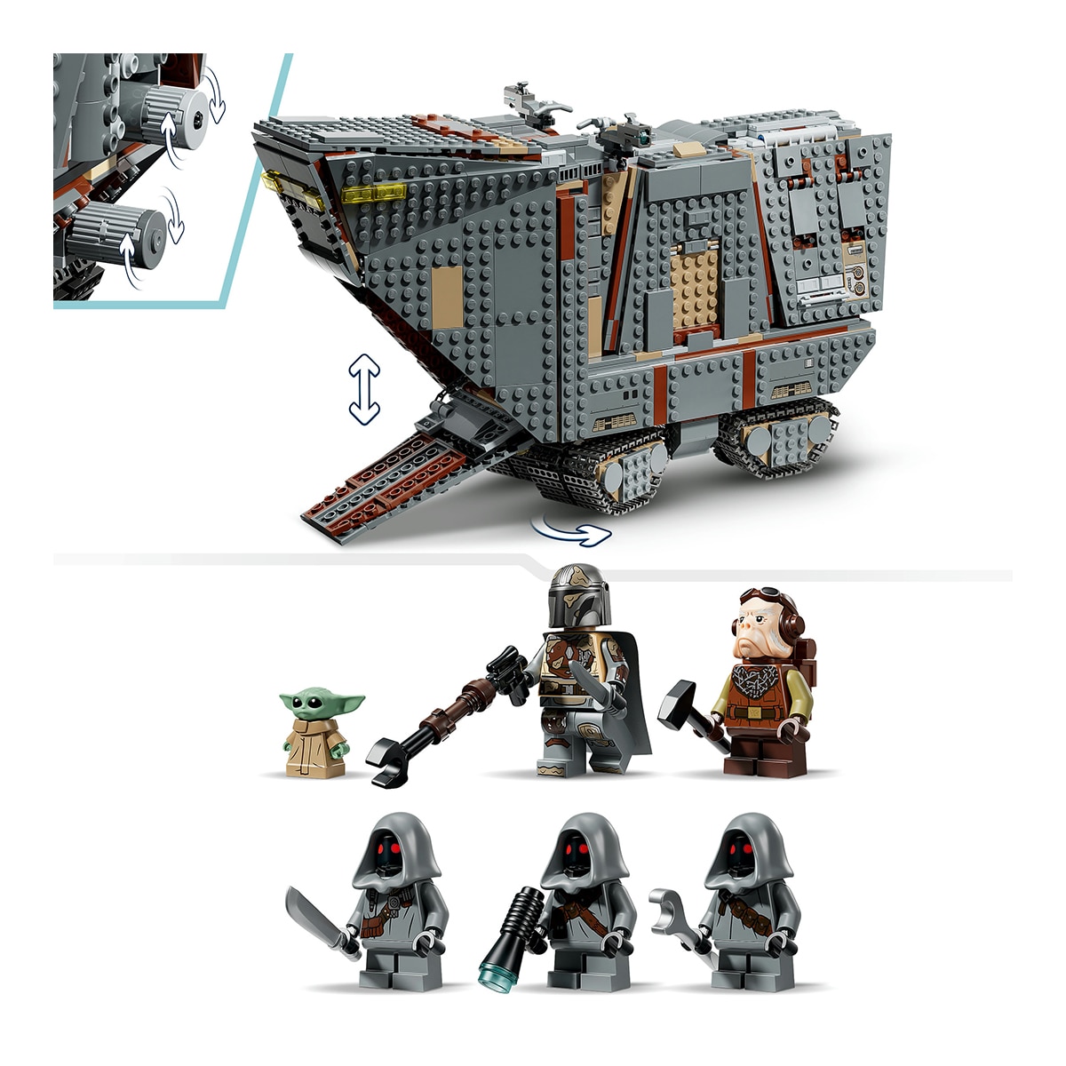 Sandcrawler™ Offworld e Mudhorn LEGO® Star Wars™ 5
