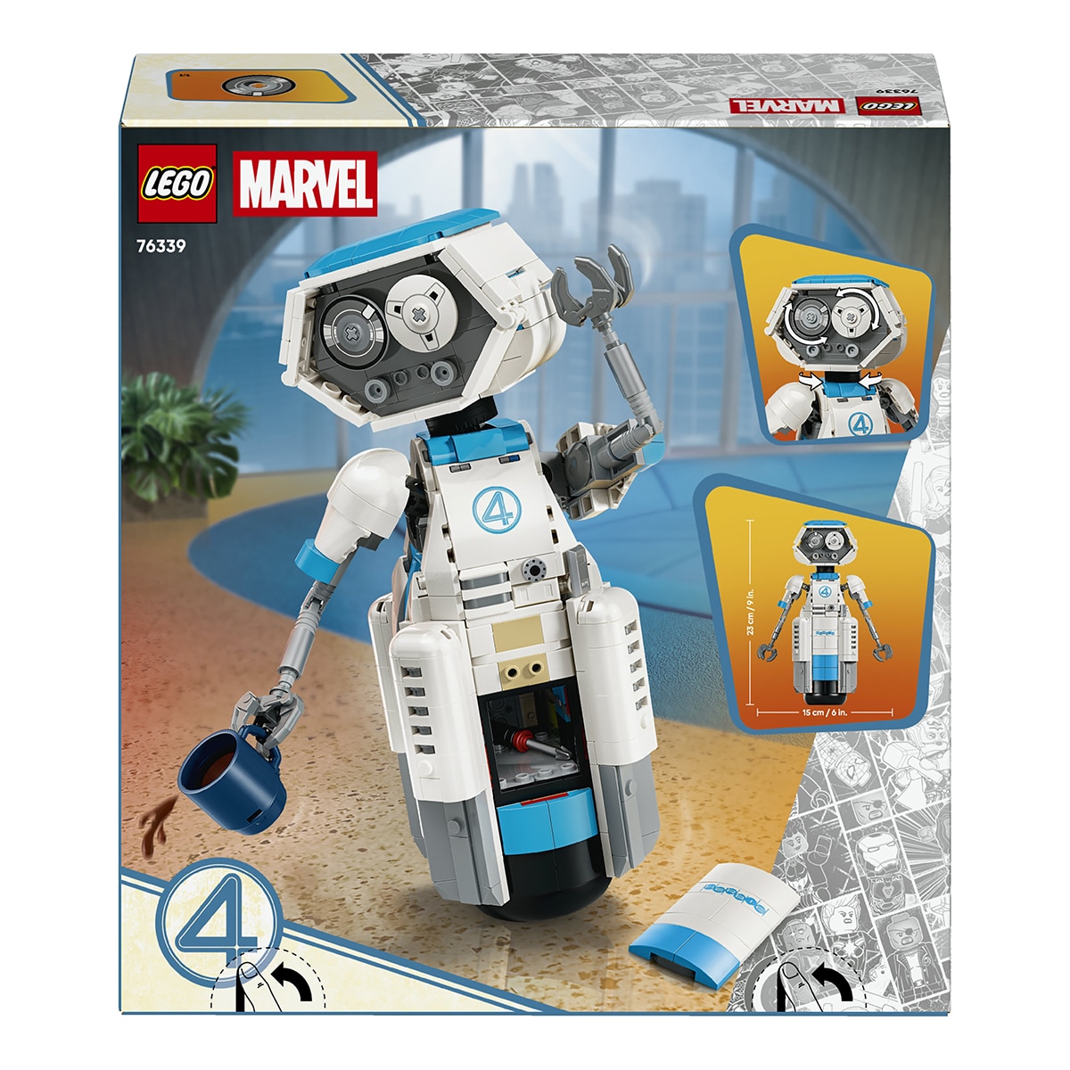 O Quarteto Fantástico – H.E.R.B.I.E. LEGO® | Marvel 8