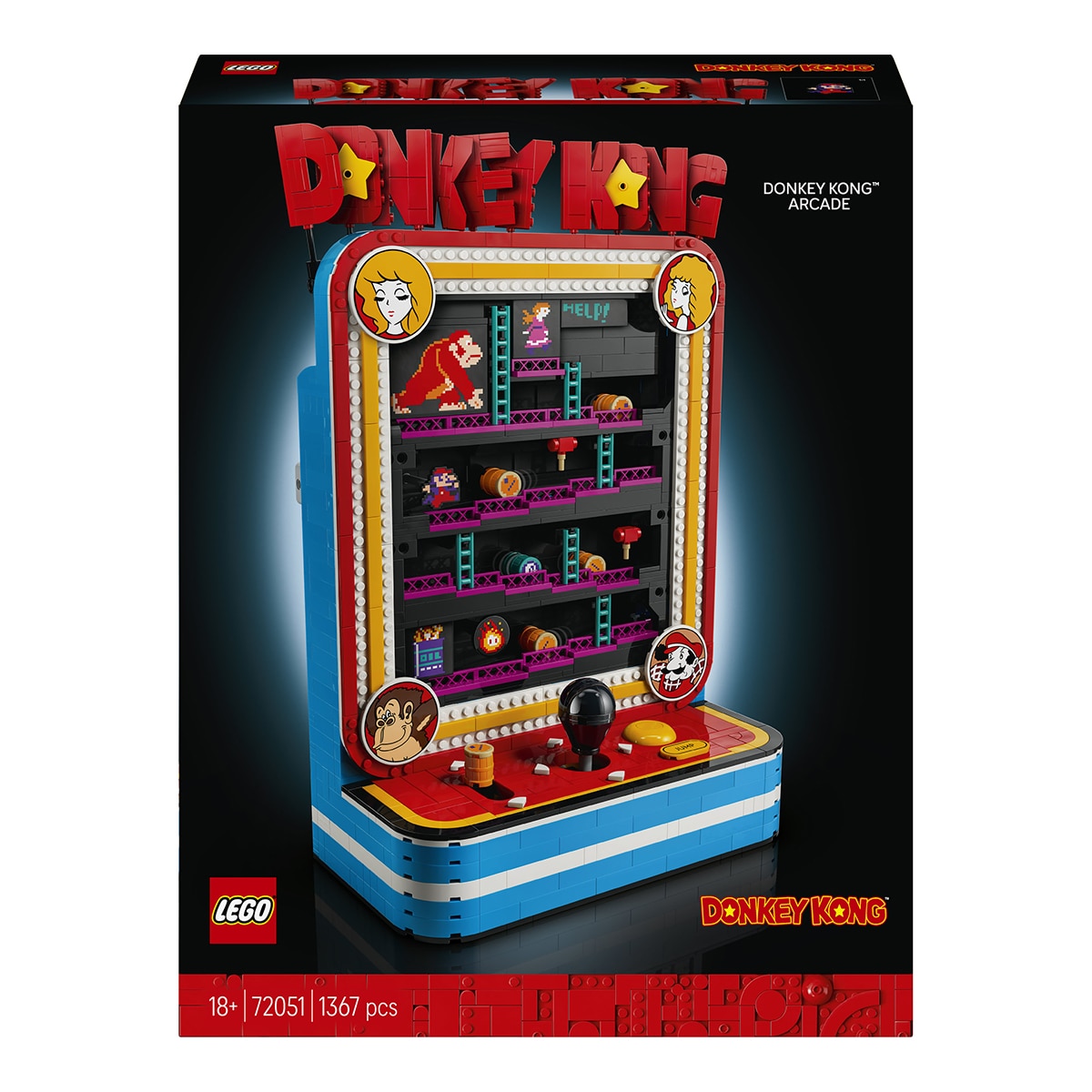 Imagem 0 de Máquina de arcada do Donkey Kong™ LEGO® Super Mario