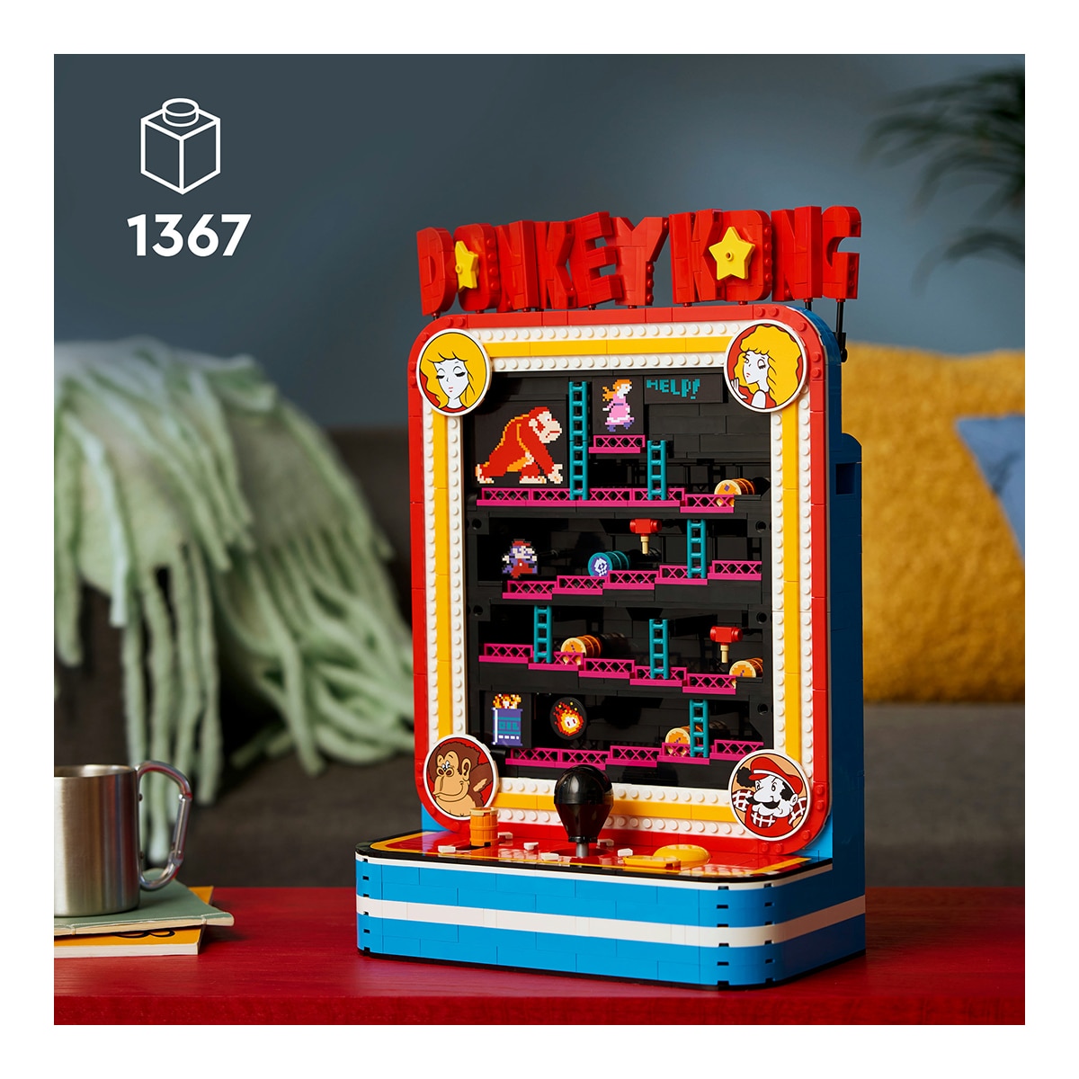 Máquina de arcada do Donkey Kong™ LEGO® Super Mario 3