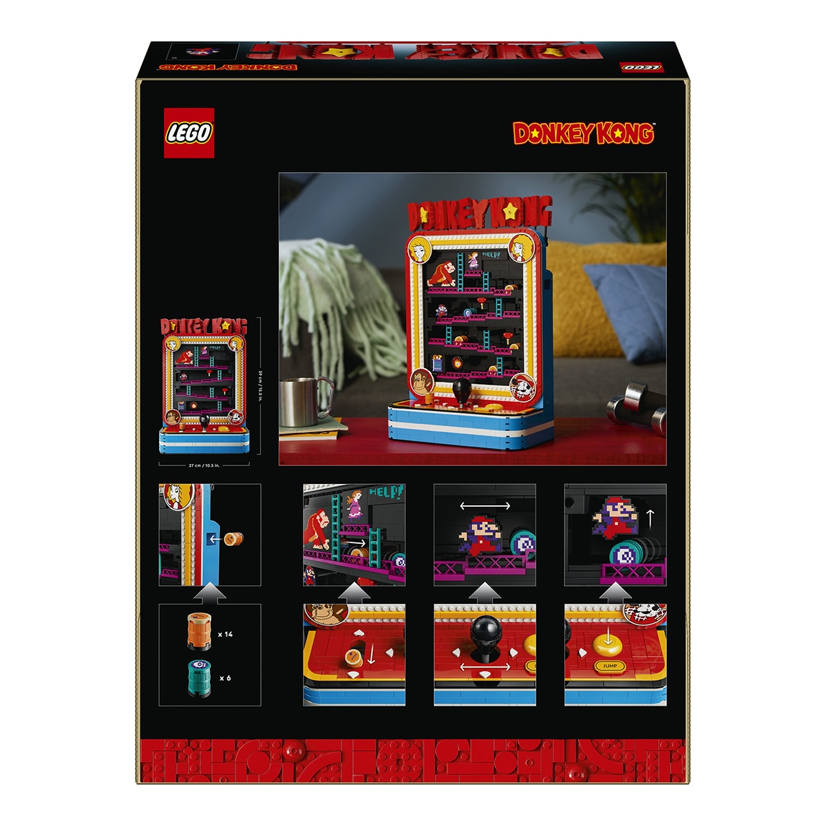 Máquina de arcada do Donkey Kong™ LEGO® Super Mario 8