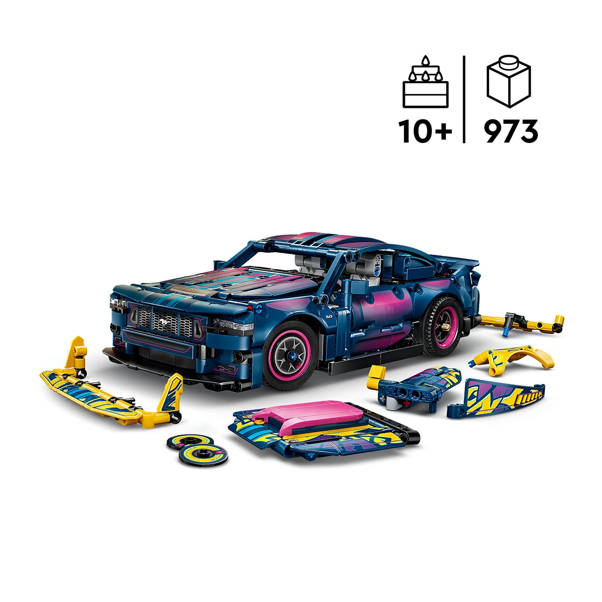 Imagen 4 de Juego de construcción Taller de Tuning: Coche Ford Mustang GT - LEGO Technic - 42236