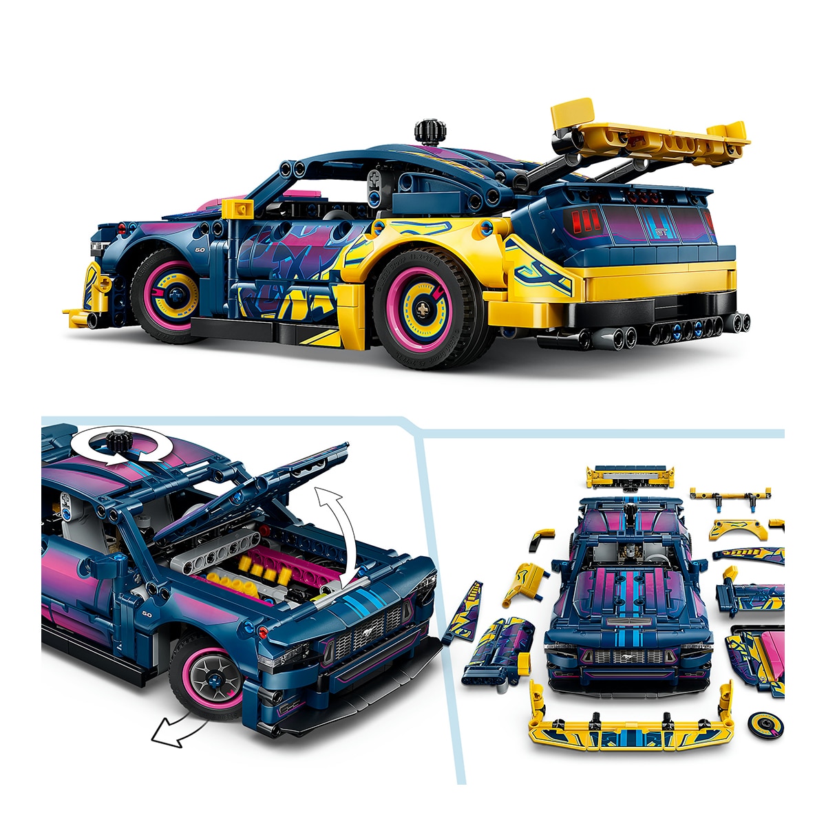 Imagen 5 de Juego de construcción Taller de Tuning: Coche Ford Mustang GT - LEGO Technic - 42236