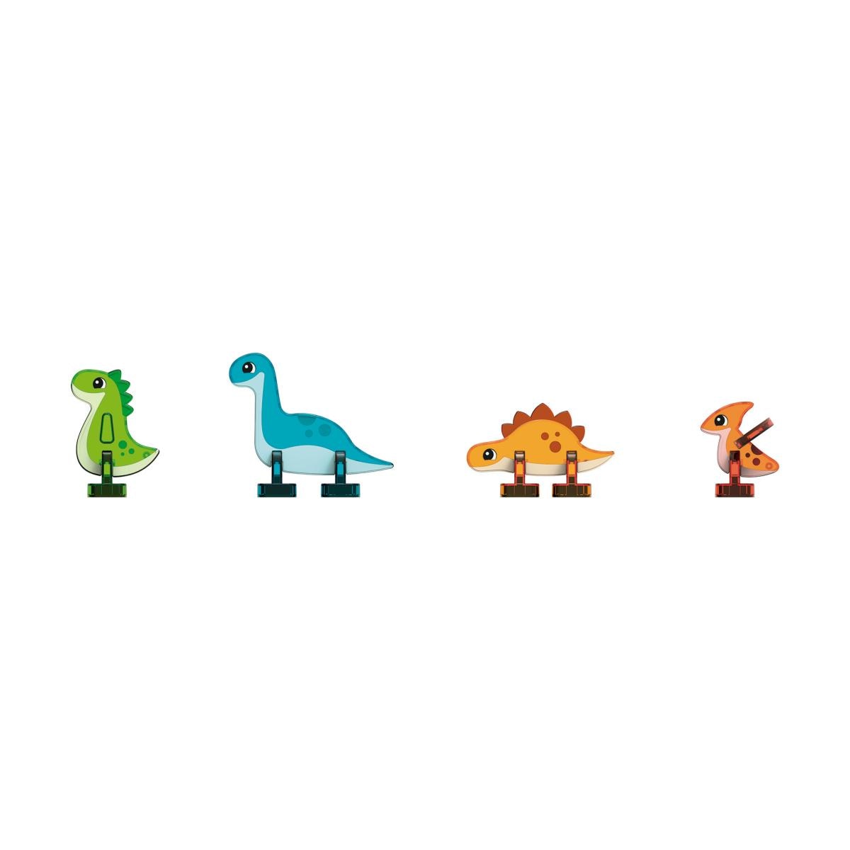 Rompecabezas Magnetic Tiles Dino World 25 Geomag 4