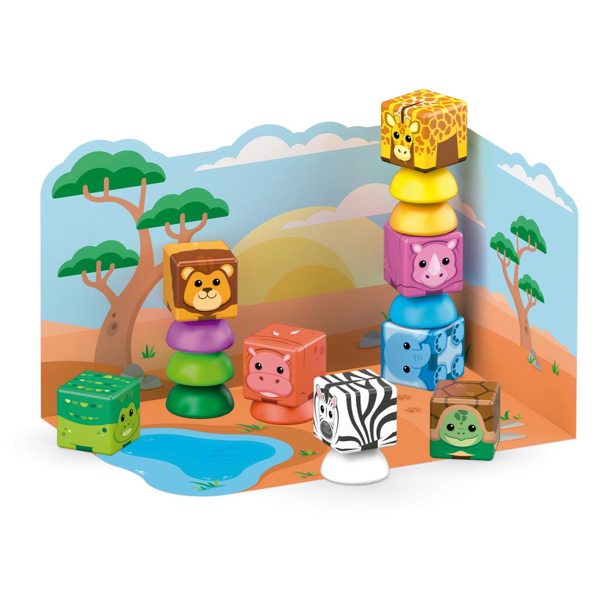 Rompecabezas Magicube Stacking Safari 16 Geomag 2